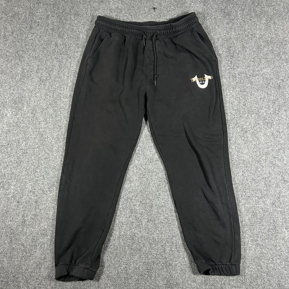 True Religion Classic Jogger Sweatpants Women's 3XL Horseshoe Streetwear #3468